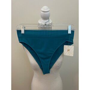 Fabletics High-Waisted Blue Green Panty Size Large NWT